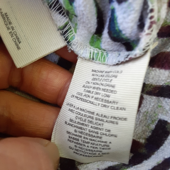 Size XS Rachel Roy summer abstract tye up tank top - Picture 15 of 16